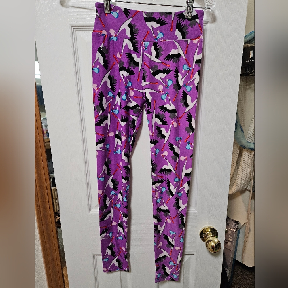 Lularoe OS Stork Leggings